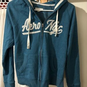 Aeropostale Teal Fleece Jacket